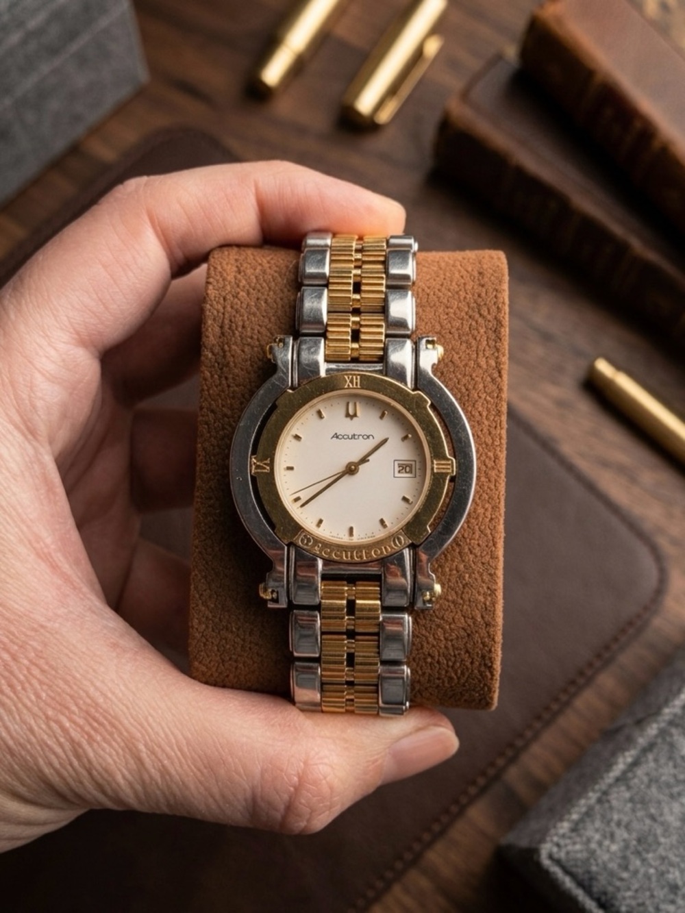 Vintage Bulova Accutron T3 Watch, 34mm